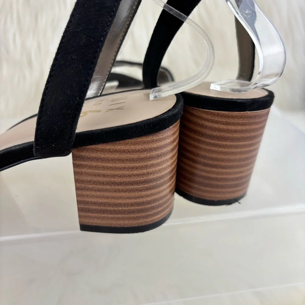 MIX NO.6 SUEDE HEELS SANDALS SIZE 8.5 WOMANS